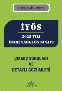 2025 Yılı İdari Yargı Ön Sınavı