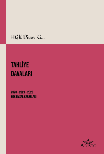 Tahliye Davaları Aristo Yayınevi