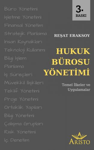 Hukuk Bürosu Yönetimi Aristo Yayınevi Reşat Eraksoy