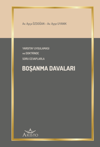 Boşanma Davaları Aristo Yayınevi Ayça Özdoğan